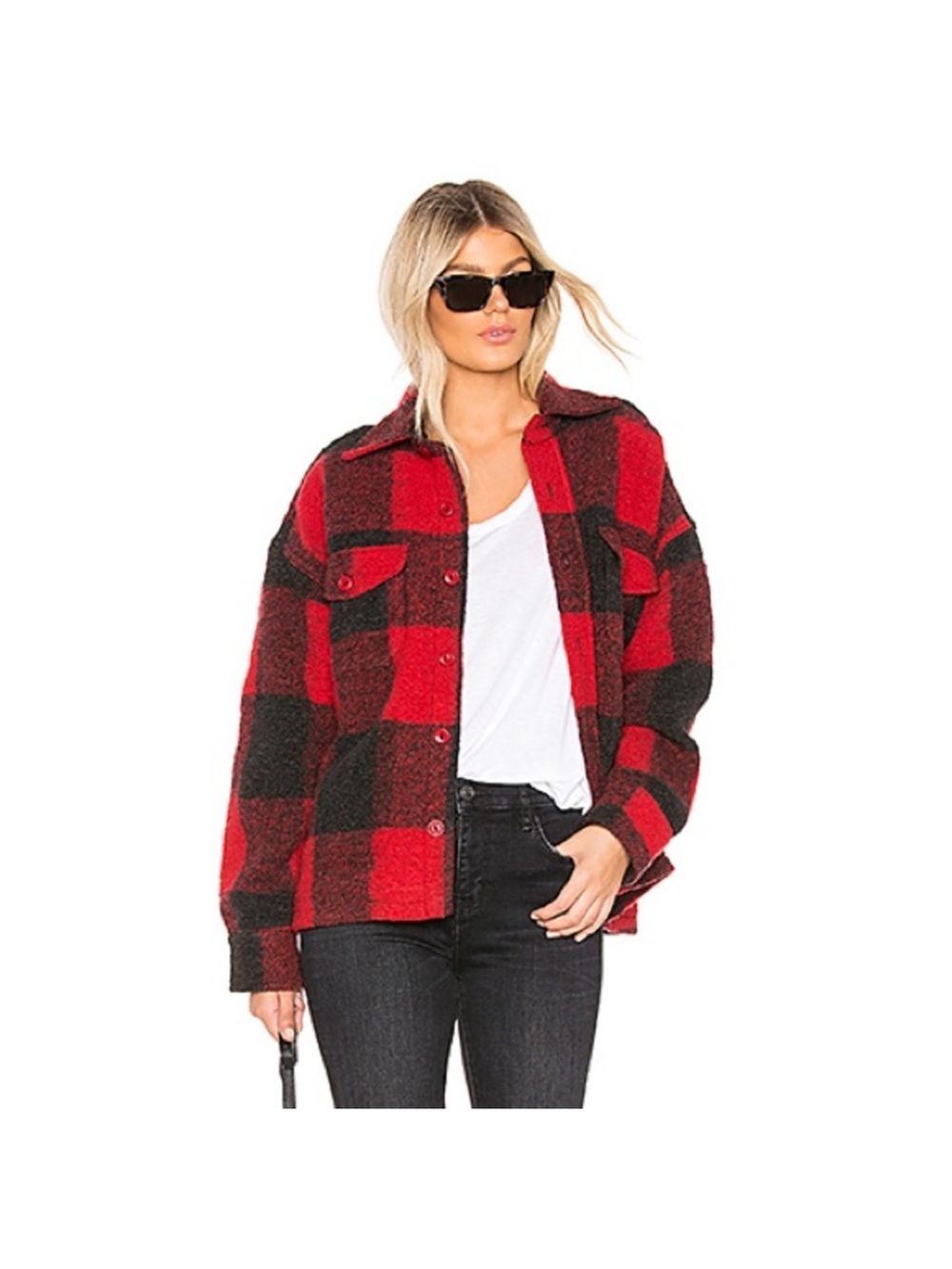 Anine Bing Bobbi Flannel Jacket